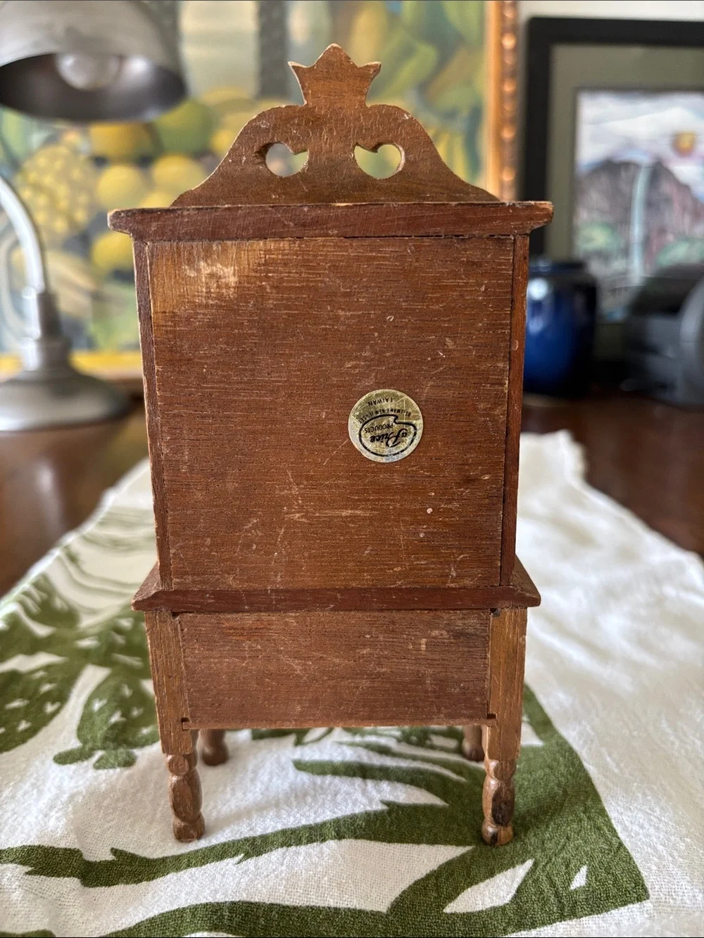 Particularly Adorable Miniature Highboy Hutch